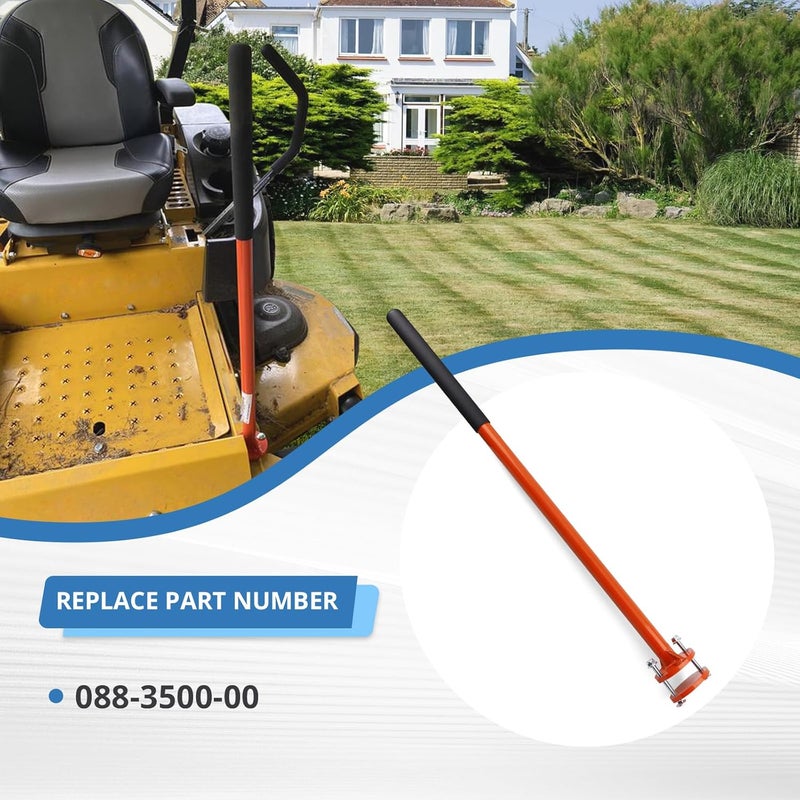 EXARRNX Mowers Mount Assist Handle Kit Compatible with Bad Boy Mowers Orange, Replace OE for 088-3500-00 - Image 3